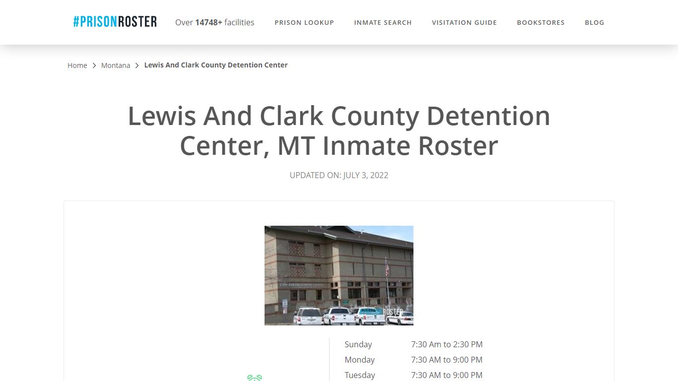 Lewis And Clark County Detention Center, MT Inmate Roster - Prisonroster